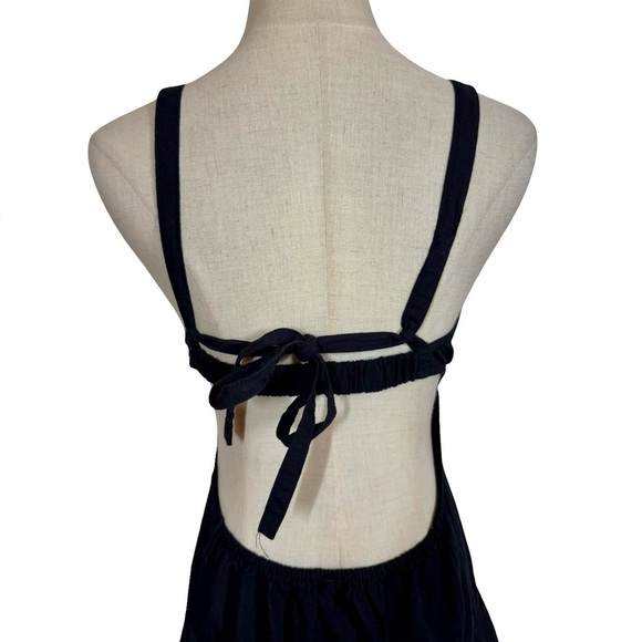 Free People Azasia Pleated Open Back Drop Waist Mini Dress- Still Full Price - Picture 9 of 12